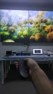 How to create a 2x2 video Wall in a sec by a 4x4 HDMI Matrix Switcher?