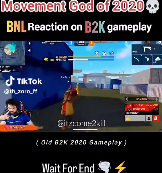 Mastering Freefire Gameplay: B2K's Best Movement Skills