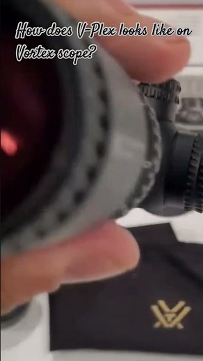 How does a V-Plex Reticle looks like on Vortex Crossfire II scope? #shorts