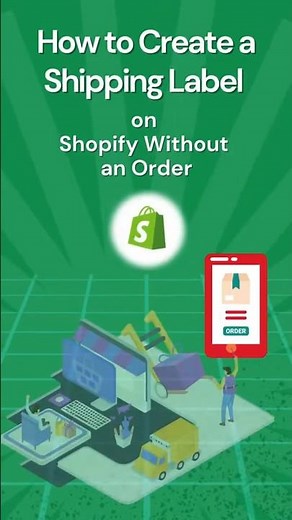 How to Create a Shipping Label on Shopify Without an Order #shipping #shopify #shorts