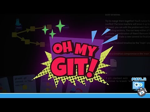 Oh my GIT! - gameplay - git commit game