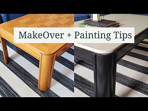 ANOTHER Coffee Table Flip + Furniture Painting Tips I Learned From Youtube