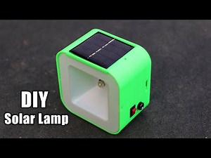 DIY Solar Lamp | Solar Lamp for Home | Automatic Solar Light | 3D printed Solar Lamp