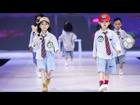 Adorable Child Models Unite in Fashionable Ensemble for a Runway Spectacle | Fashion Show