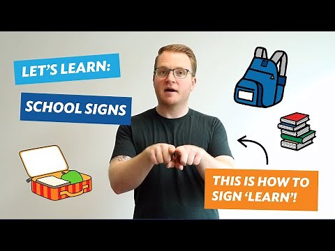 School Key Word Signs