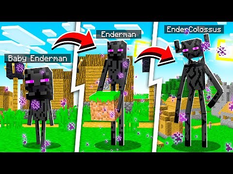 LIFE OF AN ENDERMAN COLOSSUS IN MINECRAFT!