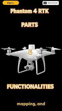 🔍 DJI Phantom 4 RTK: Parts & Functions Explained! | Ultimate Guide Part 1
