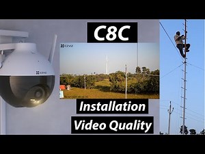 EZVIZ C8C POE Installation and Video Quality