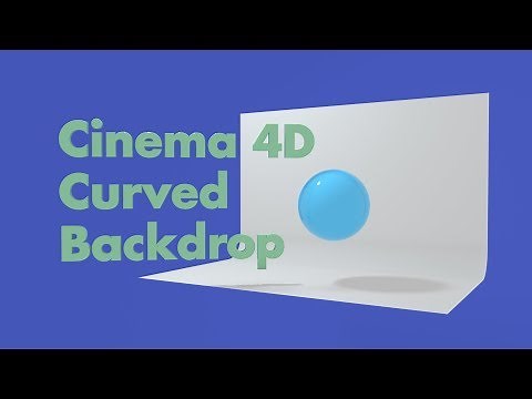 Curved Backdrop in Cinema 4D Tutorial