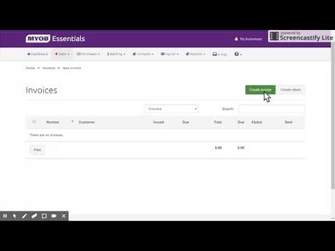 MYOB Essentials Overview