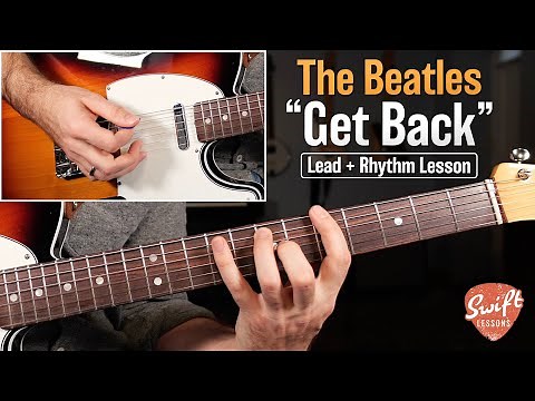 The Beatles - Get Back Guitar Lesson - Full Song - Chords + Solos!