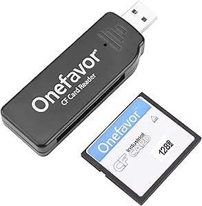 Amazon.com: Onefavor CompactFlash Cards Reader, Compact Flash CF Memory Card USB Reader Reader/Writer (with 128MB CF Card) : Electronics