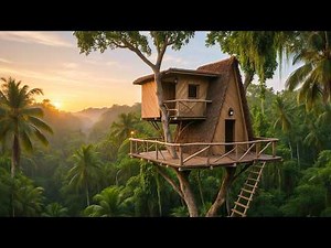 Real Life How 2 Men Build 18M Treehouse in 39 Days | SURVIVAL BUILDER