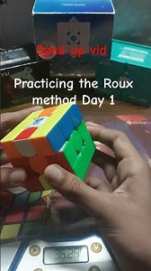 Day 1 of practicing the Roux method