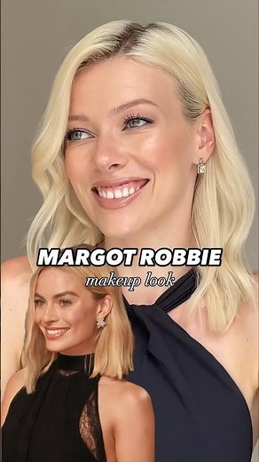 Margot Robbie makeup tutorial. How to recreate her signature look
