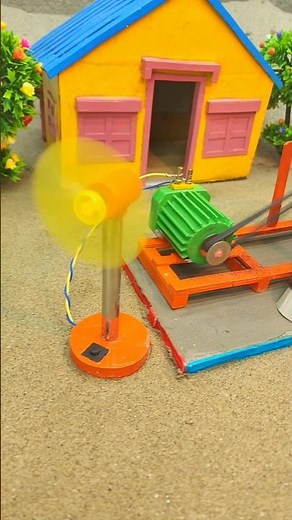 DIY Magnet Free Electricity Generator Motor Water Pump #electricity #generator #shorts #shortvideo