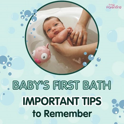 Baby's First Bath: How to Bathe a Newborn