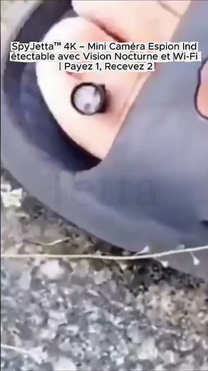 SpyJetta™ 4K : mini caméra espion indétectable avec vision nocturne