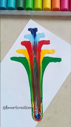 DIY Thread Art 🌈/String pull Art 🤯💕 #shorts #paintingeasy #watercolor #threadart #diy #art #drawing