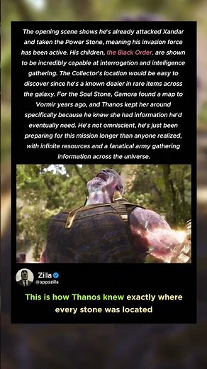 This is how Thanos knew the exact locations of every single infinity stone