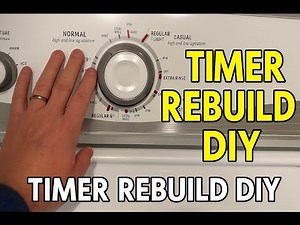 Washing Machine Timer Repair DIY stuck timer FIX