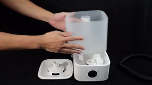 4L Reptile Fogger Mister, Efficient Humidifier Set with Remote Control, Reptile Humidifier for Proper Moisture Control, White, 1 Set