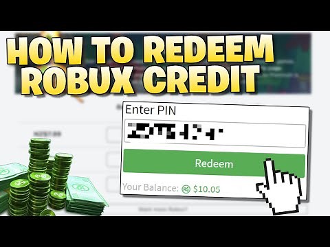 How to Redeem Your Roblox Credit! (Roblox)