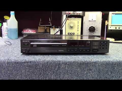 Sony CDP-302 Compact Disc Player - repair & testing