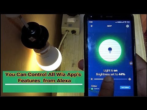 How To Connect Philips Smart Led Bulb to Alexa App | Amazon Alexa Setup With Wiz App