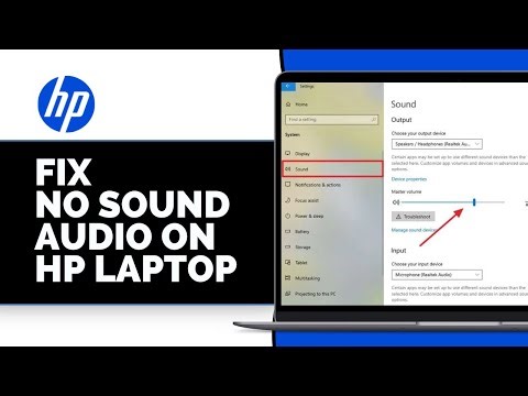 How To Fix No Sound Audio on HP Laptop & PC (2025)