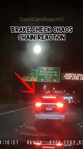 🚨 Brake Checker Sparks Chaos — Rear-End Crash Behind Us! #dashcamragevo