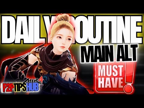 MIR4 Main Alt Daily Routine Guide | Must-Do Tasks for Gold & Progress 2025