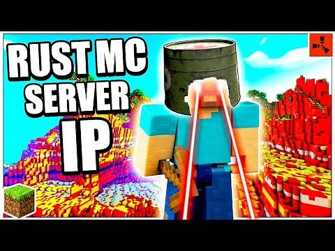 Rust MC: SERVER IP REVEAL! - Rust in Minecraft Update 2018 - NEW Minecraft Rust SERVER GAMEPLAY!