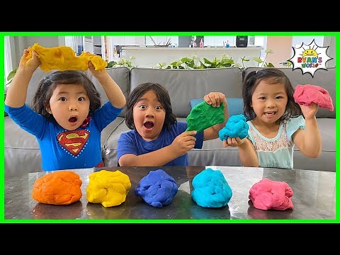 How to Make Playdough Homemade DIY with Ryan's World!