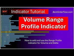 How to set up and use Volume Range Profile indicator on NinjaTrader https://bestorderflow.com