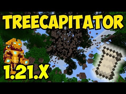 TREECAPITATOR MOD 1.21.11 minecraft (Fabric) - HOW TO USE Timber mod 1.21.11 (2025)