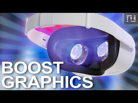 BOOST the Oculus Quest 2 Graphics with Link w/ this Easy Trick!