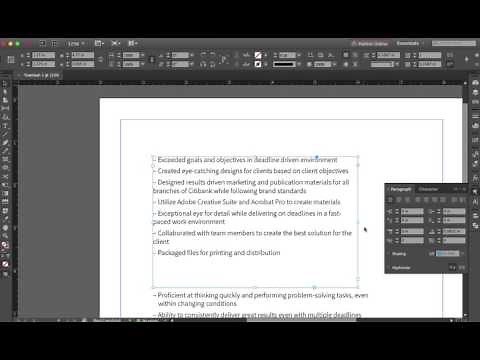 Hanging Indents in InDesign