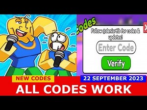 *ALL CODES WORK* Rap Battle Simulator ROBLOX | SEPTEMBER 22, 2023