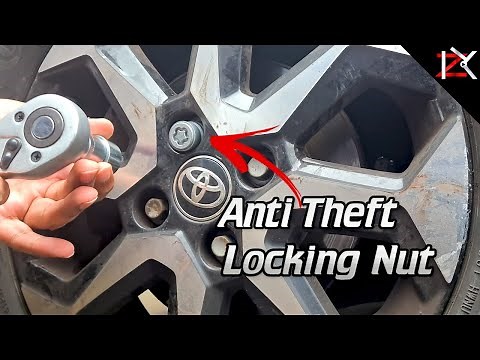 Lost Your Anti Theft Wheel Lock Nut Key? - How To Get A New one & Install - Toyota Wheel Lock Key