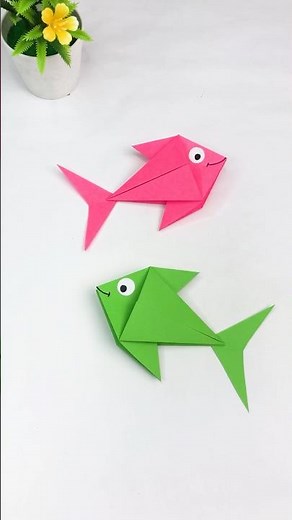 Easy Origami Paper Fish | Cute and Fun DIY Craft Tutorial