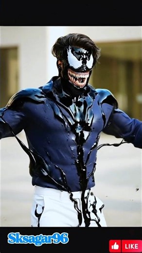 Venom 😈 Symbiote Transformation ☠️ Human To Monster #shorts #whatsapp #shortvideo #transformation