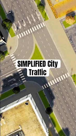 Creating Smooth Traffic with a Simple Intersection in Cities Skylines