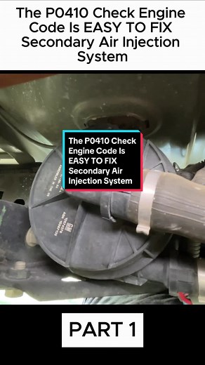 The P0410 Check Engine Code Is EASY TO FIX Secondary Air Injection System