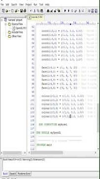 09. Creating a program using OpenGL/GLUT. Fortran Builder can create produce 3D graphical output.