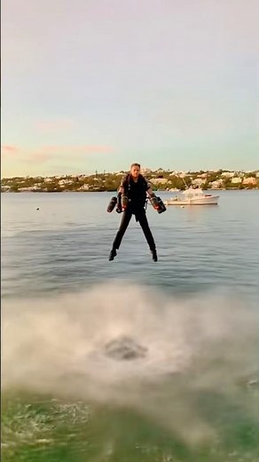 Jetpack Test – Man Soars into the Sky!#satisfying ‪@MNSmartTech‬
