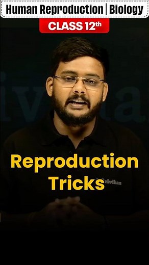 Human Reproduction Short Trick in just one minute😱📝| MP Board Class12th Biology #shorts