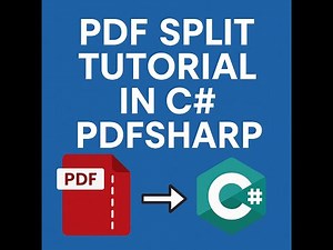 How to Split PDF Files in C# Using PDFsharp | Step-by-Step Tutorial 3