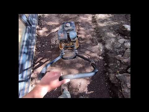 How to Use a Compactor (Wacker Plate)!
