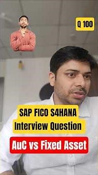 AUC vs Fixed Asset in SAP S/4HANA | Asset Accounting Interview Question